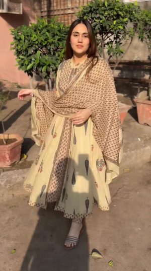 Front slit frock Dress