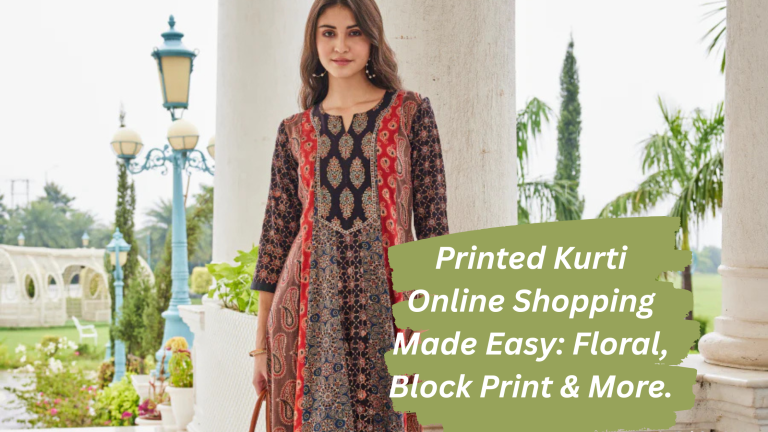 Printed kurti online shopping
