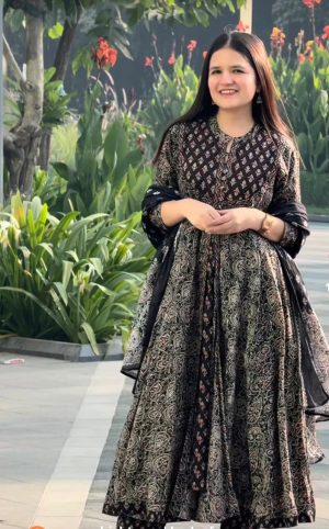 Front-Slit Frock Dress